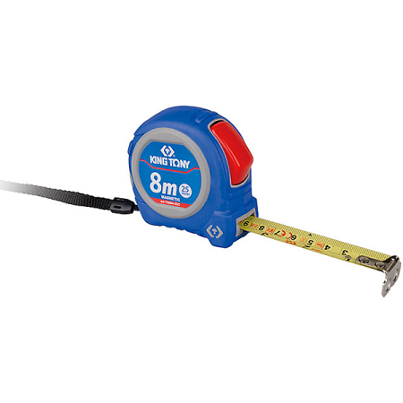 Рулетка измерительная 8 метров с магнитным крюком King Tony 79094-08M