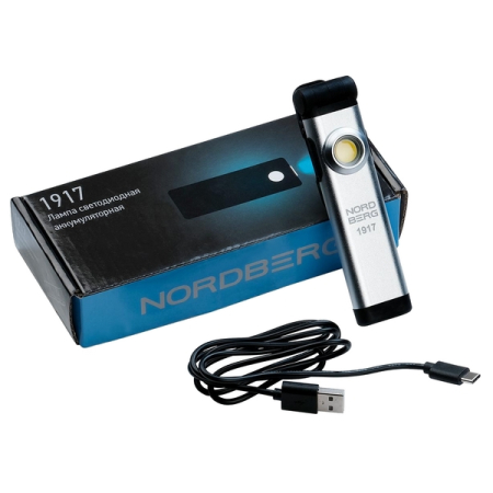 Nordberg 1917 Фонарь светодиодный, аккумуляторный, 3,7 В, без зарядного устройства