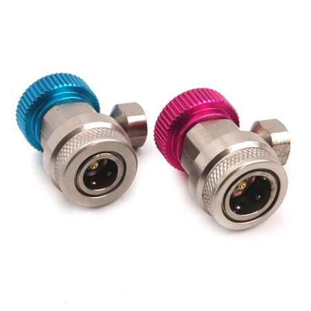 Комплект Г-образных быстросъемных адаптеров, с доп. штуцерами,  Car-Tool CT-M1006