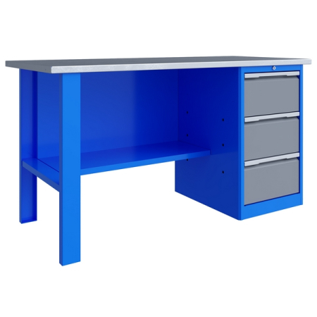 Верстак слесарный однотумбовый Верстакофф TNC 161.13.3