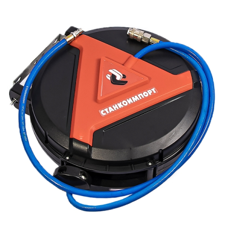 Шланг на самоскручивающейся катушке 8x12 мм 15 метров СТАНКОИМПОРТ HR00812HPVC