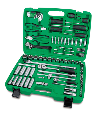 Набор инструментов в чемодане, 97 предметов, TOPTUL GCAI9701