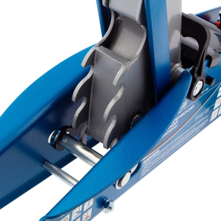 Подкатной гидравлический домкрат для автолюбителя, с фиксатором, 2.5 т, в кейсе, Stels 51132