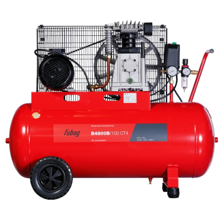 Компрессор воздушный ременной трехфазный Fubag B4800B/100 CT4