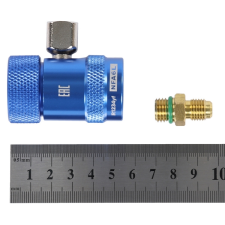NORDBERG NFA6L Муфта быстросъемная R1234yf низкое давление, синяя 