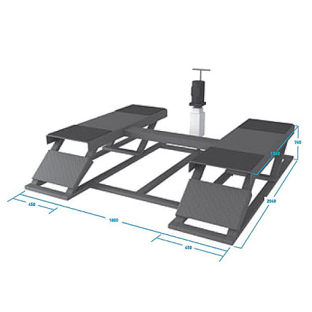 Nordberg 633S-2,5Т_380V Подъемник ножничный электрогидравлический, 380 В, 2,5 тонны