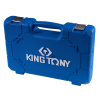 KING TONY 44803AMP Гайковерт ударный пневматический 1/2", 1356 Нм, с набором ударных головок и принадлежностей, 15 предметов