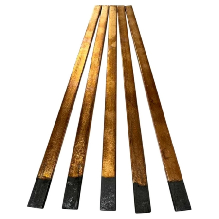 Электрод угольный омедненный плоский 5.0x15x355 мм, 5 шт, Great Wolf GWR15355