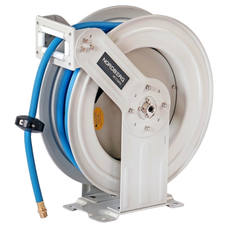 NORDBERG HR1215HPVC Шланг воздушный гибридный PVC c двойным армированием, на стальной катушке, 12.5х19 мм, 15 м