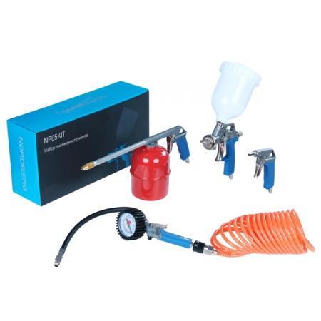 NORDBERG NP05KIT Набор пневмоинструмента, 5 предметов