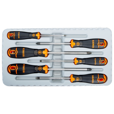 BAHCO B219.026 Набор отверток Slotted, Phillips, Pozidriv, 6 предметов