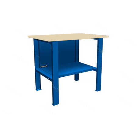 Верстак слесарный бестумбовый с деревянной столешницей Феррум 01.001-W5015 Верстак слесарный бестумбовый с деревянной столешницей Феррум 01.001-W5015