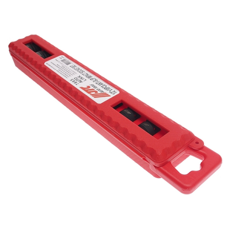 Набор головок для поврежденных болтов и гаек 1/2" 6-гранных 8-24 мм, 10 предметов, JTC-7865