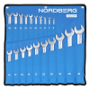 NORDBERG 10220P Набор ключей комбинированных, 6-32 мм, 20 шт, чехол