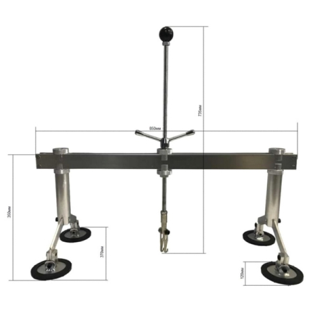 Пуллер для быстрого выправления вмятин 4-опорный Great Wolf GWPul-13