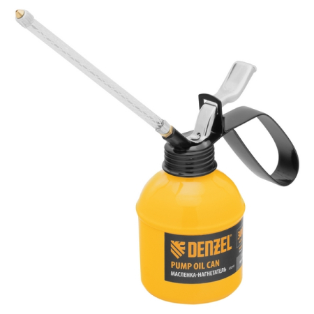 Масленка-нагнетатель металлическая, 0,3 л, гибкий наконечник DENZEL 53241
