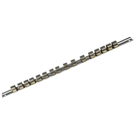Держатель головок 3/8", L=400 мм, стальная рейка, 16 шт, JTC-3723