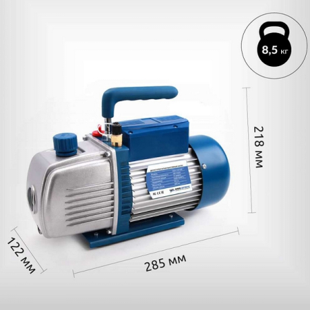 Двухступенчатый вакуумный насос 60 л/мин Ода Сервис ODA-2VP60