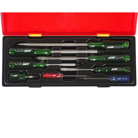 Набор силовых отверток со сквозным стержнем, SLOTTED и PHILLIPS, 8 предметов, JTC-K7082