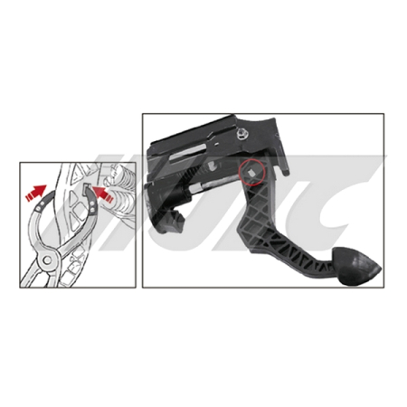 Приспособление для демонтажа педали сцепления VAG/Opel JTC-4505 Приспособление для демонтажа педали сцепления VAG/Opel JTC-4505