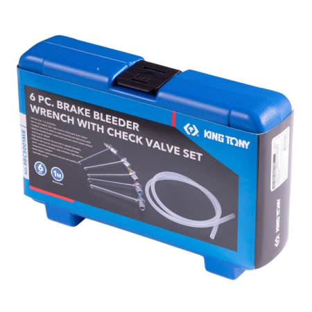 KING TONY 9BC5001MR Набор ключей для прокачки тормозов, 7-11 мм, 6 предметов