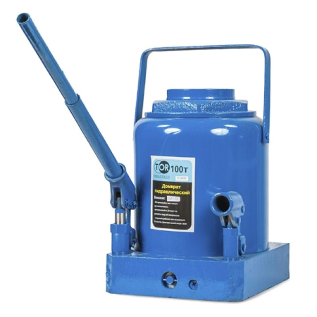Домкрат бутылочный гидравлический 100 т TOR ДГ-100