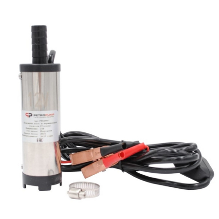 Погружной электронасос для ДТ и воды, 12 В, 25 л/мин, Petropump DCTP-12 Погружной электронасос для ДТ и воды, 12 В, 25 л/мин, Petropump DCTP-12