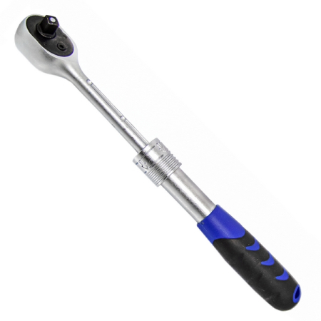 Трещотка телескопическая 1/4", 72 зуба, СТАНКОИМПОРТ CS-T.14.60.72T