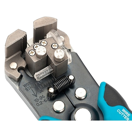 Стриппер для зачистки, резки проводов и обжима клемм GROSS 17718 Стриппер для зачистки, резки проводов и обжима клемм GROSS 17718