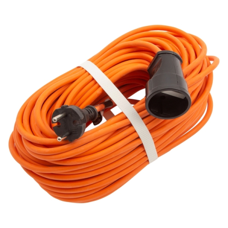 Удлинитель-шнур силовой 30 м, 10A, тип УХ10, 1 розетка, Сибртех 96053