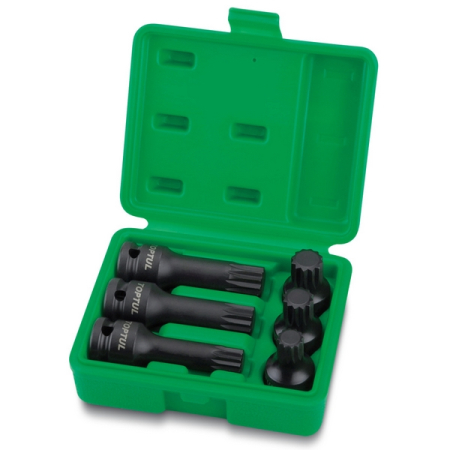 Набор ударных бит 1/2'', SPLINE M14-M18, 6 предметов, TOPTUL GDAI0601