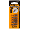 Набор вставок (бит) 1/4", Slotted, 3-6,5 мм, 25 мм, 5 предметов TOLSEN TT20285