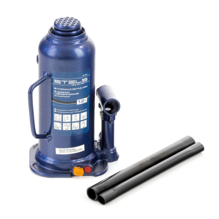 Домкрат гидравлический бутылочный, 12 т, 227-457 мм, Stels 51167