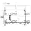 Подъемник 4-стоечный электрогидравлический, 5.5 т, для сход-развала, траверса, СТАНКОИМПОРТ ПГ4-5.5 (М) (380В)