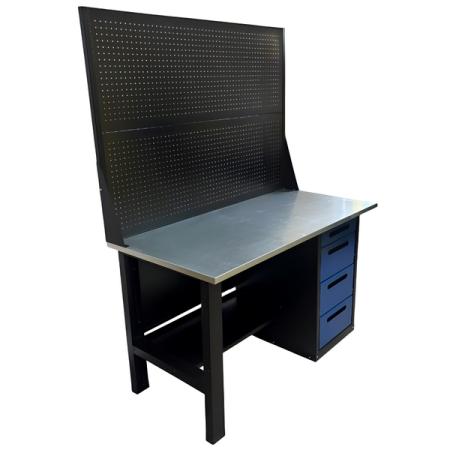 Верстак инструментальный однотумбовый, двойной экран, Great Wolf GWT-V1400B2