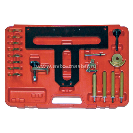 Набор фиксаторов распредвала / коленвала, BMW, кейс, 17 предметов МАСТАК 103-21204C Набор фиксаторов распредвала / коленвала, BMW, кейс, 17 предметов МАСТАК 103-21204C