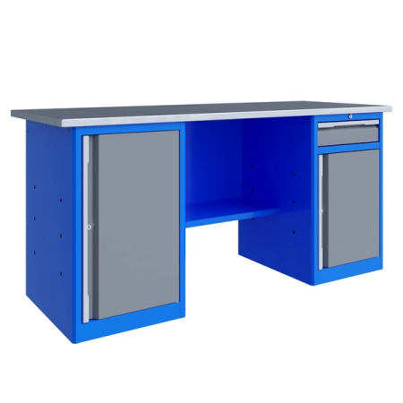 Верстак слесарный двухтумбовый Верстакофф TNC 181.78.2