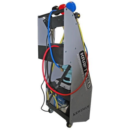 Станция для заправки автомобильных кондиционеров ручная KRAFTWELL KRW134AM