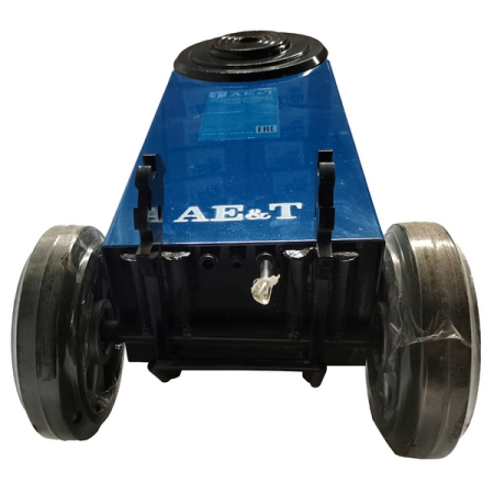 Домкрат подкатной пневмогидравлический, двухштоковый, 120/60 т, AE&T HJ-120/60F