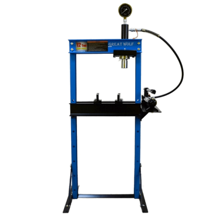 Пресс гидравлический с ручным приводом 12 т Great Wolf GW-0912