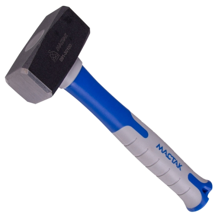 Кувалда слесарная 1000 г, фиберглаcсовая рукоятка, МАСТАК 091-30100