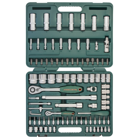 Набор инструмента универсальный 1/4", 1/2"DR, 94 предмета, Jonnesway S04H52494S