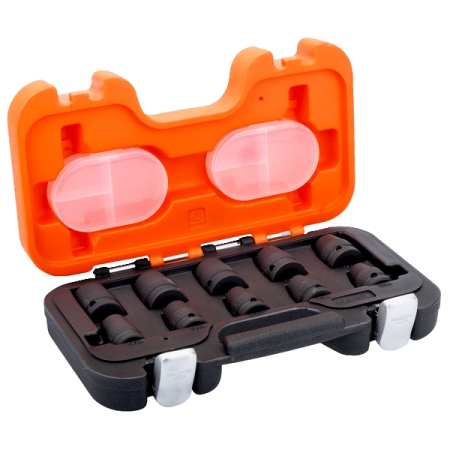 Набор ударных торцевых головок 1/2 дюйма, 10-19 мм, 10 предметов, BAHCO D/S10