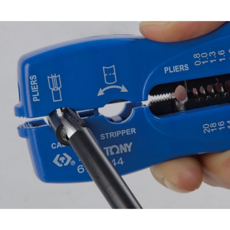 KING TONY 6751-44 Стриппер многофункциональный для зачистки и резки проводов