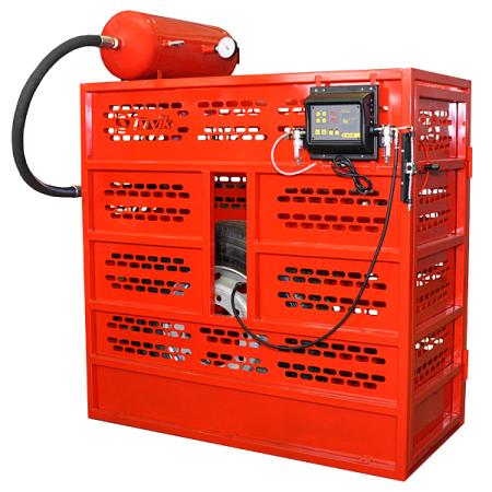 Пост (защитная клетка) для накачивания грузовых колес Сивик КС-115