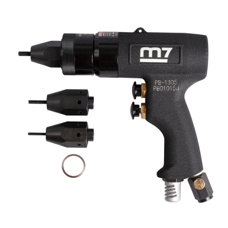 Пневматический заклепочник для резьбовых заклепок М3 - М5 Mighty Seven PB-1305