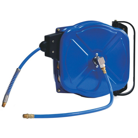 Шланг полиуретановый на автоматической катушке, 15 м, диаметр 8х12 мм, Мастак 681-08015HR