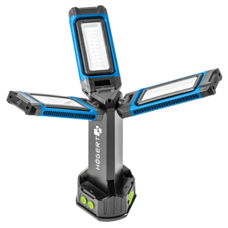 Прожектор светодиодный аккумуляторный, 7000 лм HOEGERT HT1E452