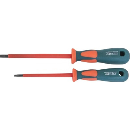 Отвертка стержневая шлицевая диэлектрическая, SL8х175 мм, Jonnesway, DV13S8175