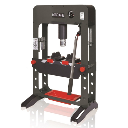 Пресс гидравлический с ручным приводом, настольный, 15 т, MEGA PRS15 Grey Пресс гидравлический с ручным приводом, настольный, 15 т, MEGA PRS15 Grey